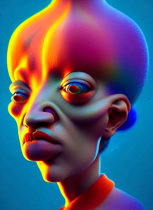 Image similar to colourful caricature - 3 d vfx art - of the sun, art style by james jean & hsiao - ron cheng, character concept art, unreal engine render, digital illustration, sharp, intricate detail, volumetric light, ray tracing, soft light, symmetric, pinterest, artstation, behance,