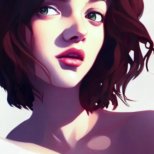 Prompt: a beautiful gina gershon christina hendricks kat dennings alluring instagram model by guweiz and wlop and ilya kuvshinov and artgerm and makoto shinkai and studio ghibli, symmetrical eyes, aesthetic, gorgeous, stunning, alluring, attractive, artstation, deviantart, pinterest, digital art