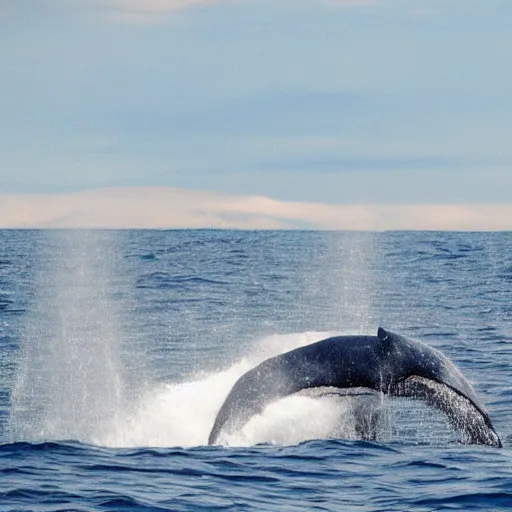 Image similar to whales swinming in clouds