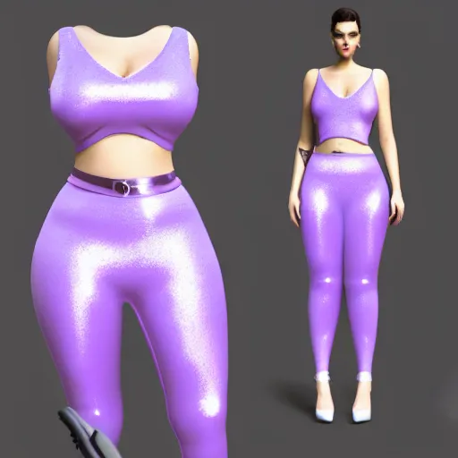 Image similar to a curvy feminine pale goth cutie with a thin waist in a tight purple-grey-white seductive sequined outfit, cgsociety, photorealistic, sublime-comforting ambience, 16k, smooth, sharp focus, trending on ArtStation, volumetric lighting, fully clothed, worksafe