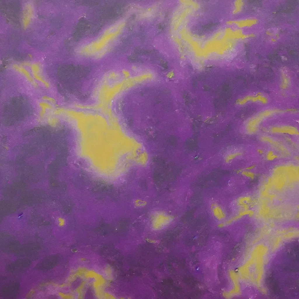 Image similar to purple planet on blank background, oil painting, acrylic