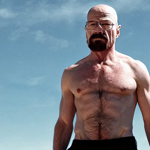 Image similar to walter white as gigachad