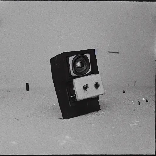 Image similar to the coming AI singularity, pinhole camera