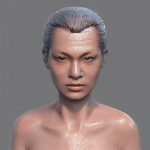 Image similar to pearl skin, translucent sss, 3 d daz occlusion
