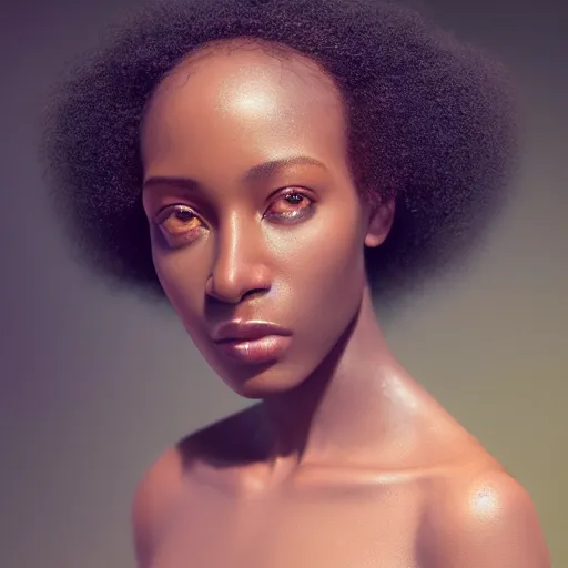 Prompt: photographic portrait of a stunningly beautiful african renaissance female in soft dreamy light at sunset, beside the river, soft focus, contemporary fashion shoot, in a denis villeneuve and tim burton movie, by edward robert hughes, annie leibovitz and steve mccurry, david lazar, jimmy nelsson, extremely detailed, breathtaking, hyperrealistic, perfect face, octane render