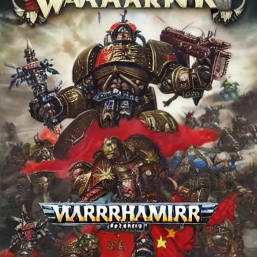 Image similar to warhammer 40k but everyone is chinese