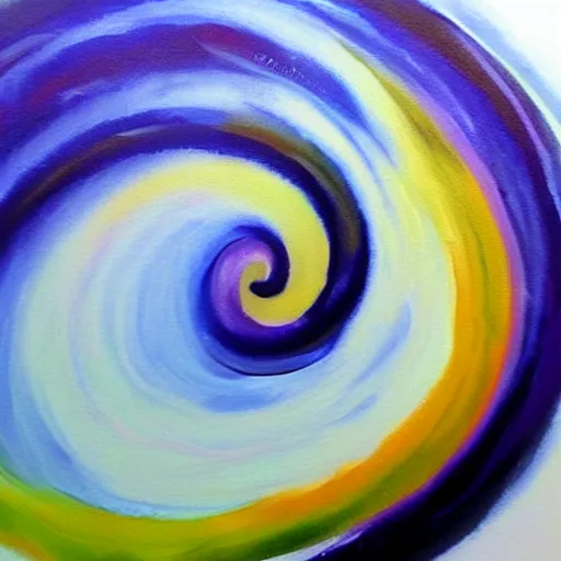 Image similar to acrylic swirl painting