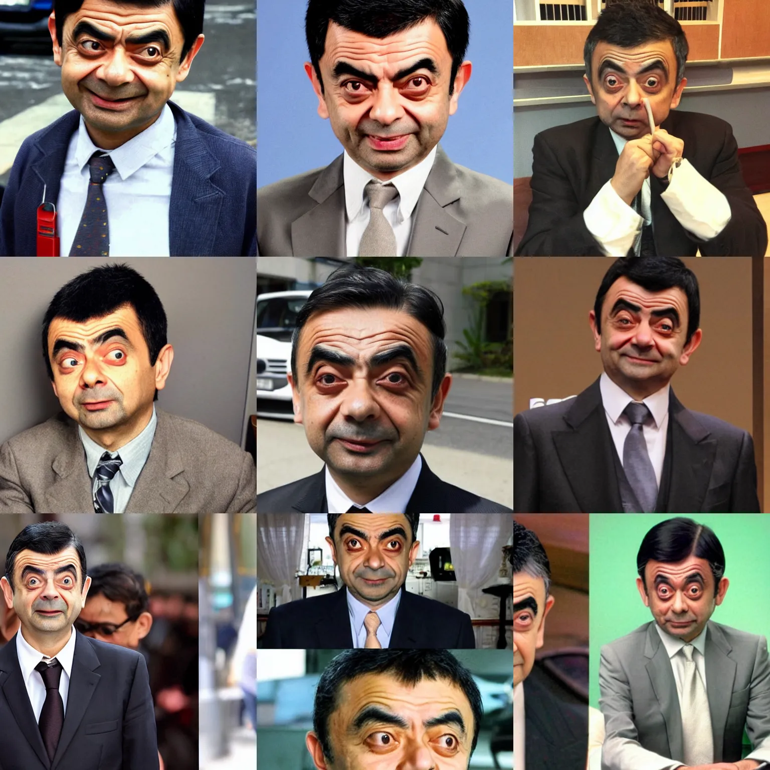 Prompt: asian rowan atkinson