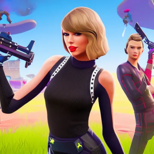 Image similar to Taylor swift in Fortnite