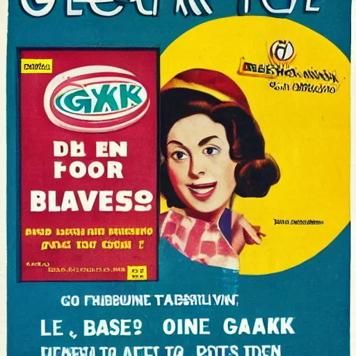 Image similar to advertisement for GAK