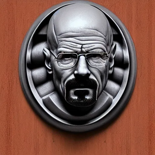 Image similar to walter white door knocker