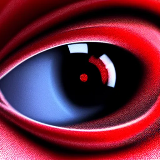 Image similar to a detailed extremely close up of inside the iris, cornea, red image, microscopic, extremely close up drawing by junji ito, cgsociety, generative art, lovecraftian, parallax, cosmic horror, extremely detailed, hyperrealism, unreal engine, octane render, award winning, masterpiece, highly detailed, realistic, 4 k, digital