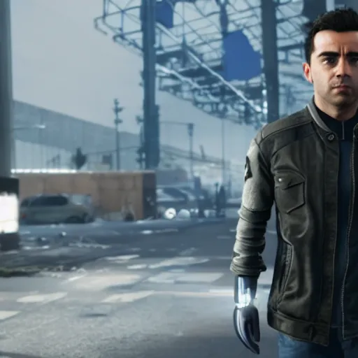 Image similar to still of xavi hernandez in detroit become human