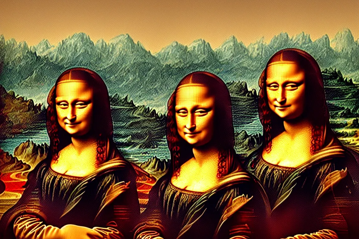 Prompt: La Mona Lisa painting with Elon Musk