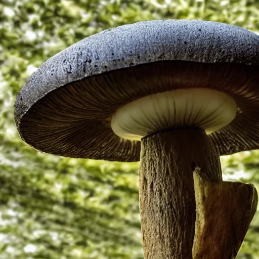 Image similar to photo of a cybernetic mushroom