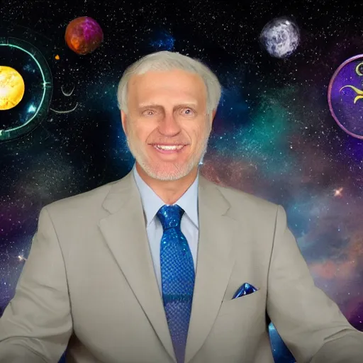 Image similar to astrological corporate portrait