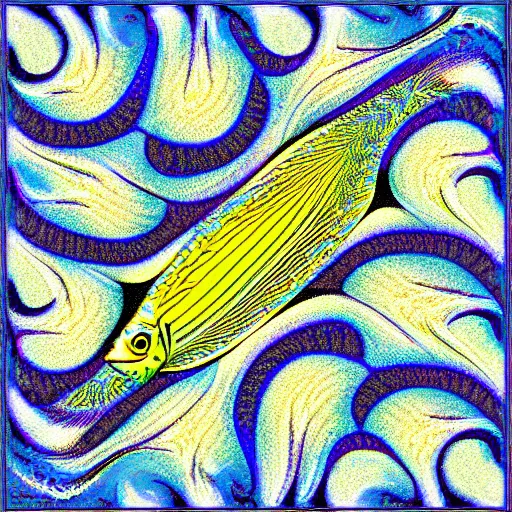 Image similar to fish, fractal