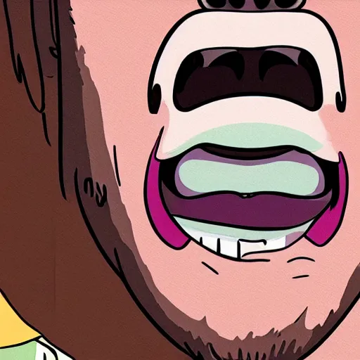 Image similar to bojack horseman sneezing, photorealistic