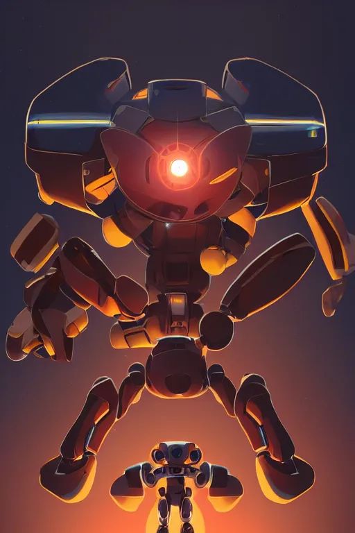 Image similar to metabots medabots medarotto medarot robot minimalist comics, behance hd by jesper ejsing, by rhads, makoto shinkai and lois van baarle, ilya kuvshinov, rossdraws global illumination ray tracing hdr radiating a glowing aura