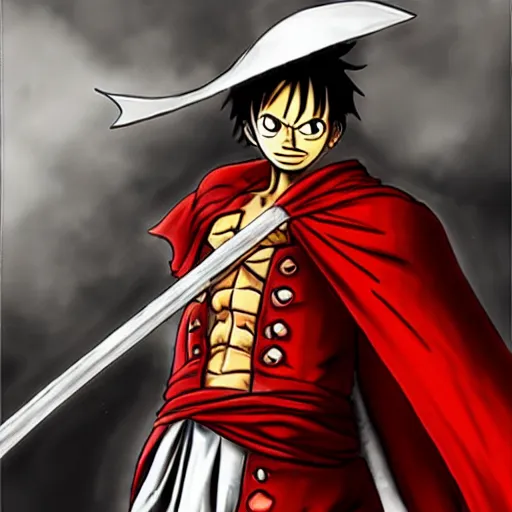 Image similar to luffy as ezio auditore