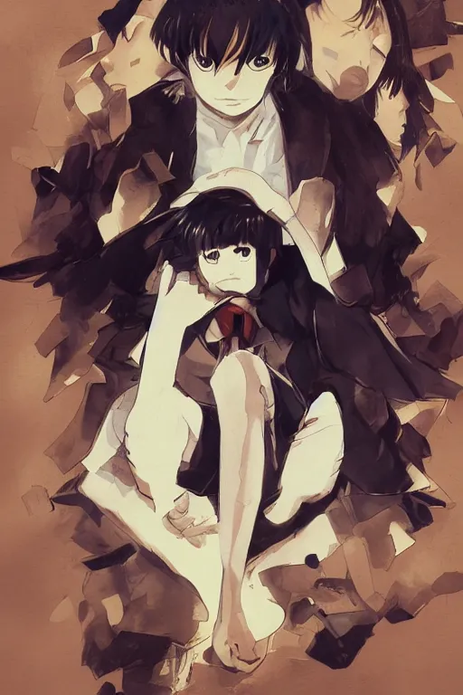 Image similar to anime key visual full body portrait character concept, young steve jobs anime, grimdark fantasy, trending pixiv fanbox, rule of thirds golden ratio, by greg rutkowski abigail larson makoto shinkai takashi takeuchi studio ghibli jamie wyeth