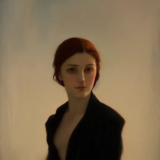 Prompt: a painting in the style of charlie bowater and in the style of alphonse osbert and in the style of charles dulac. smooth, sharp focus.