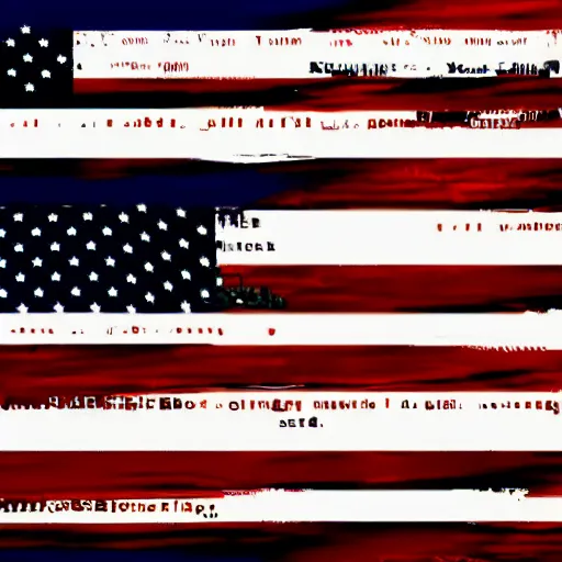 Image similar to the flag of a glitching society