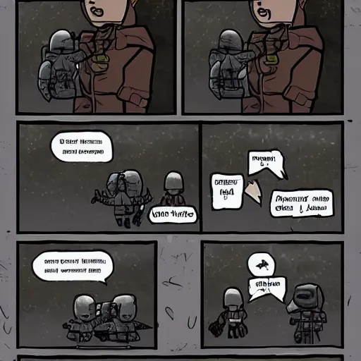 Image similar to a dark rimworld comic