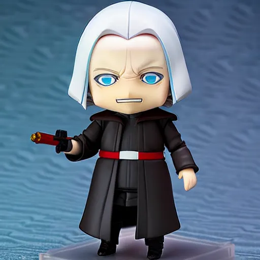 Image similar to nendoroid emperor palpatine, detailed, custom