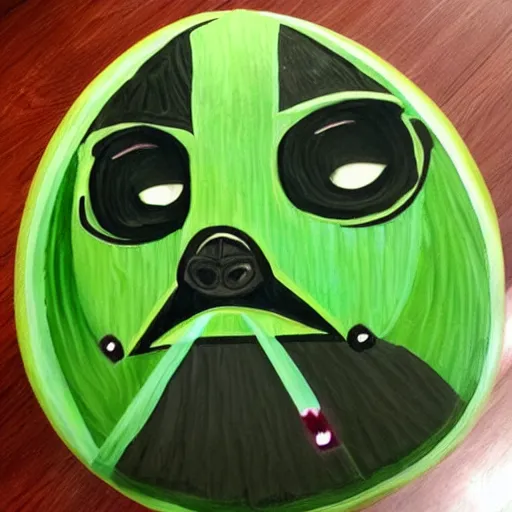 Prompt: darth watermelon