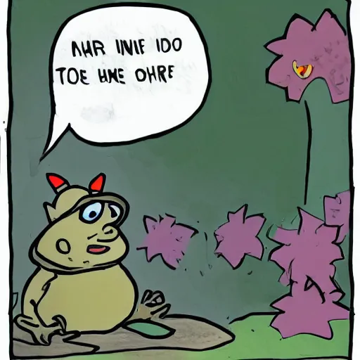 Prompt: toad queen cartoon