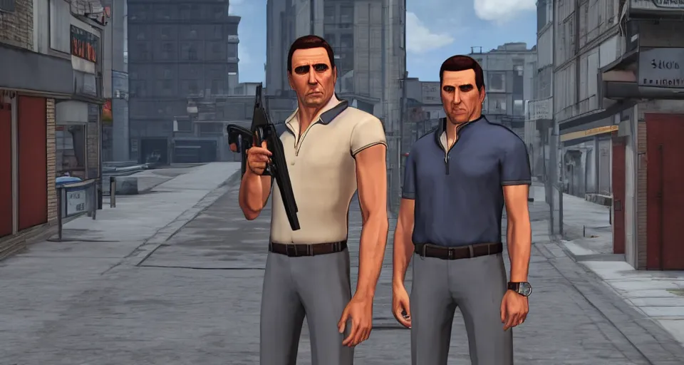 Prompt: Screenshot of Sterling Archer from the show Archer as a 3d NPC in the videogame 'Hitman 3' (2021). Sharpened. 1080p. High-res. Ultra graphical settings.