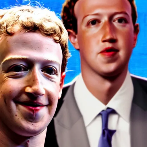 Image similar to mark Zuckerberg as a human