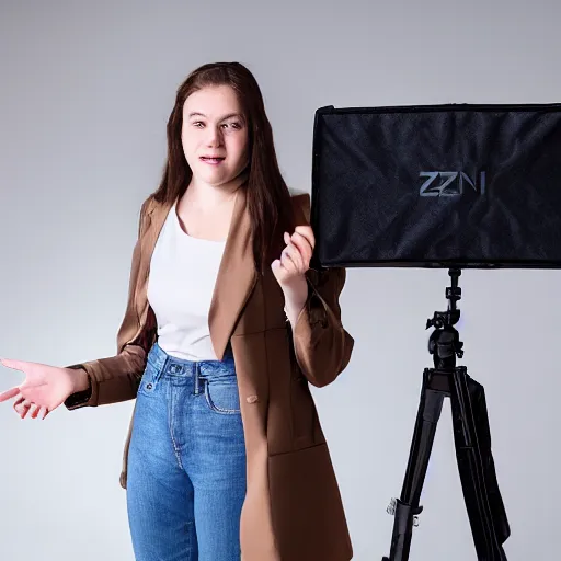 Prompt: Gen z photoshoot, ecommerce style, studio lighting