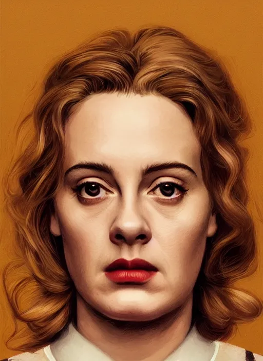 Image similar to twin peaks movie poster art, portrait of adele haenel, from scene from twin peaks, clean, simple illustration, nostalgic, domestic, highly detailed, digital painting, artstation, concept art, smooth, sharp focus, illustration, artgerm, donato giancola, joseph christian leyendecker, wlop