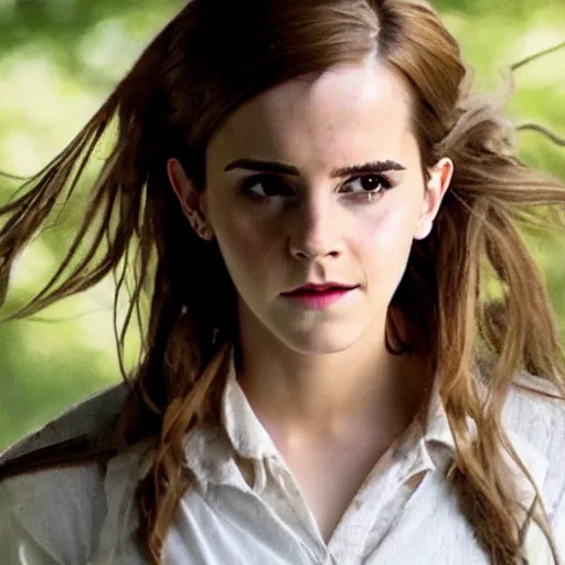 Image similar to emma watson as hermione granger falling under a love spell