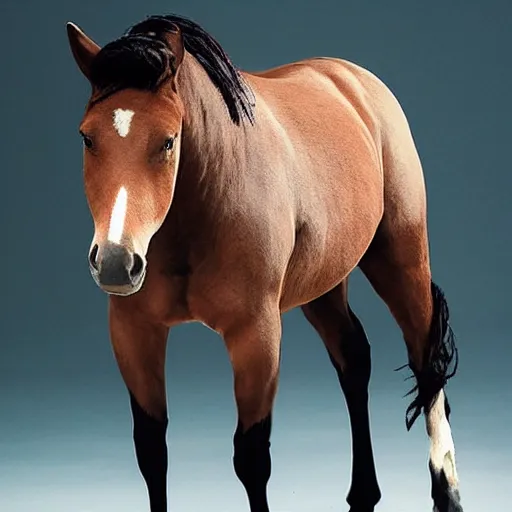 Image similar to kanye west as a horse