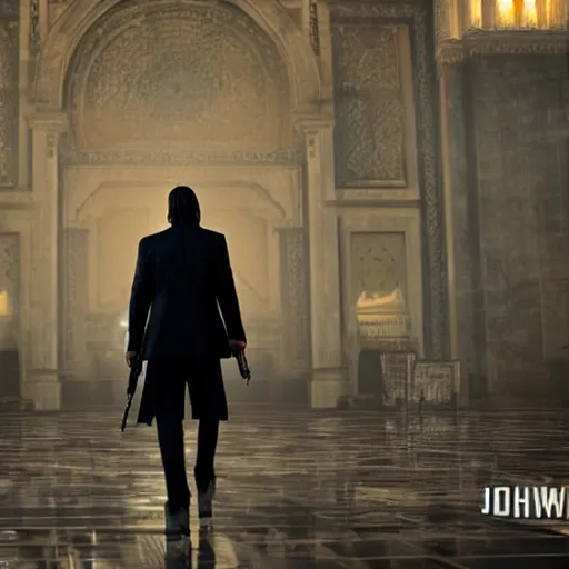 Prompt: john wick in istanbul, ultra realistic, hdr lighting