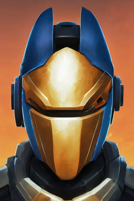 Image similar to epic mask helmet robot ninja portrait stylized as fornite style game design fanart by concept artist gervasio canda, behance hd by jesper ejsing, by rhads, makoto shinkai and lois van baarle, ilya kuvshinov, rossdraws global illumination radiating a glowing aura global illumination ray tracing hdr render in unreal engine 5