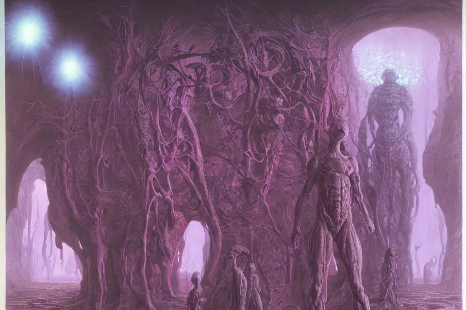 Image similar to inner world, wayne barlowe.