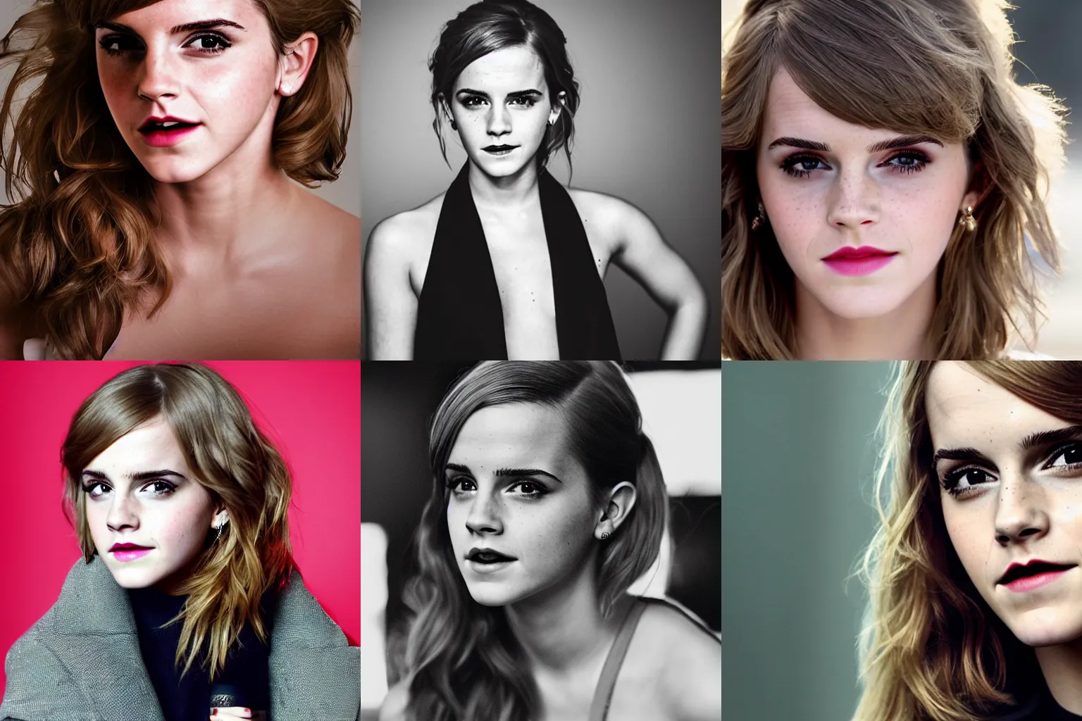 Prompt: emma watson as taylor swift, portrait, 5 0 mm