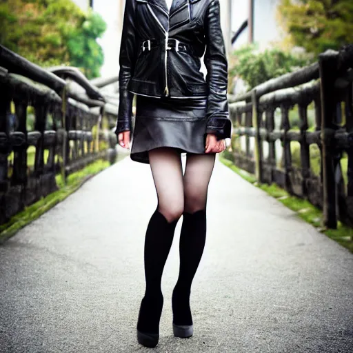 Capturing the Beauty of Schoolgirl Tights in Black – HiFEN