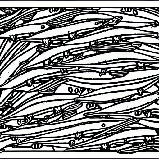 Image similar to herring line art