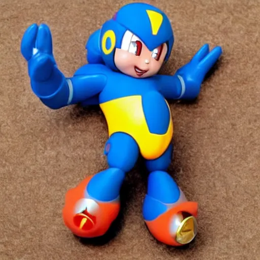 Prompt: mega man, dany devito