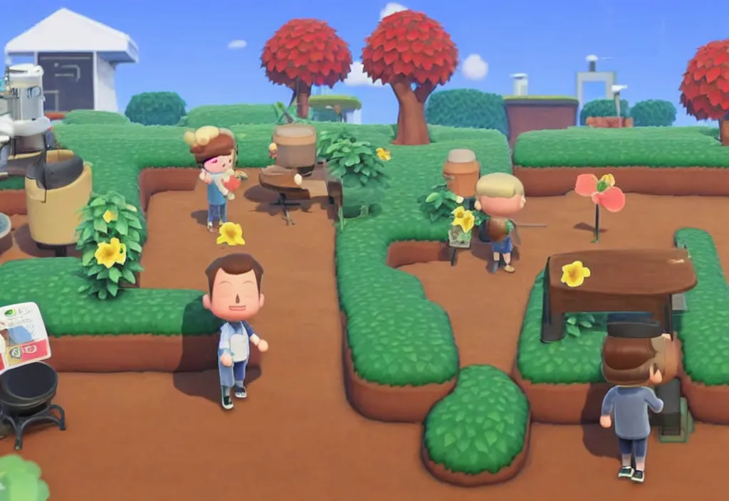 Image similar to elon musk in animal crossing, elon musk in the video game animal crossing, gameplay screenshot, close up, 3 d rendering. unreal engine. amazing likeness. very detailed.