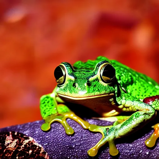 Image similar to Woman Frog sharp focus colorful realistic photograph