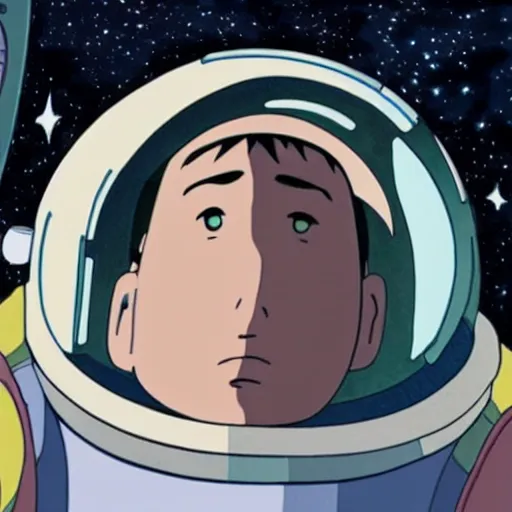 Image similar to Spirited away guy in space