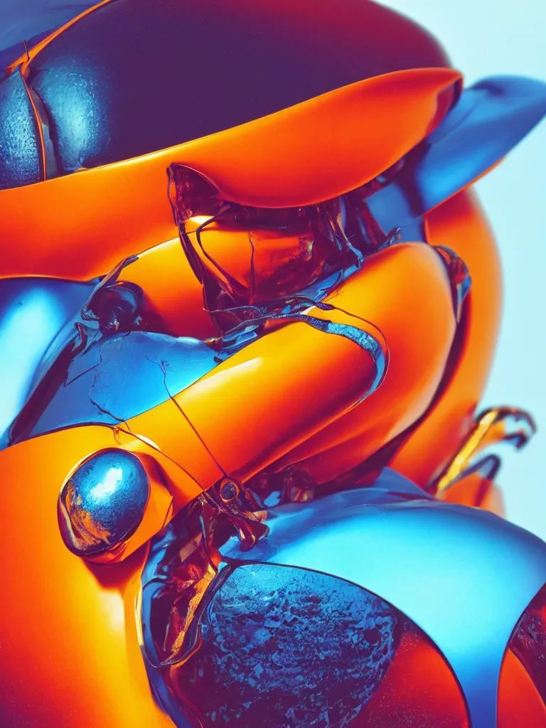Prompt: complementary color scheme. close - up shot of a beautiful beetle. insect eyes. macro of a beautiful insect. studio photography high quality highly detailed award winning photograph by national geographic. futuristic motorcycle. soft volumetric light, smooth gradient. vibrant colors. sculpture by antonio canova. tropical sea slugs.