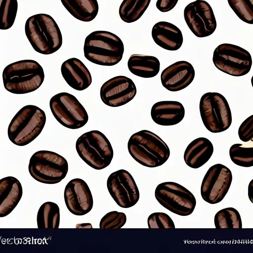 Prompt: coffee pop art pattern