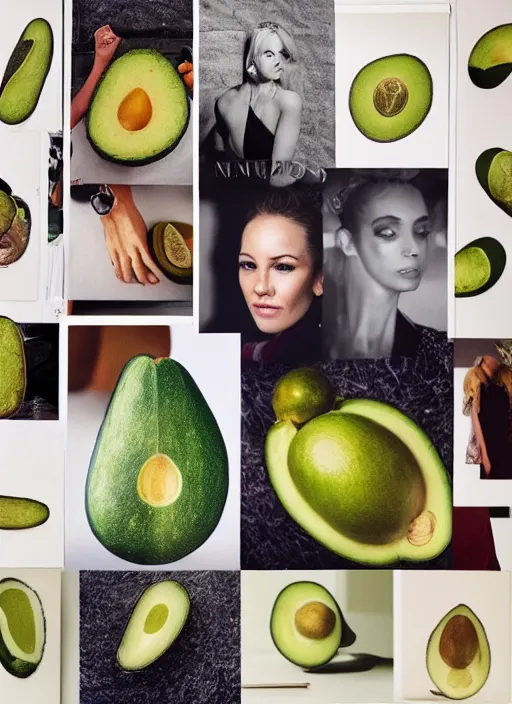 Image similar to style sheets, portraits of stunningly beautiful 🥑